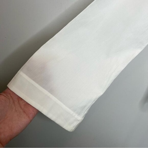 Rebecca Minkoff Womens Size Small Frannie Top in Chalk NEW Blouse Tie Back White - Picture 6 of 11